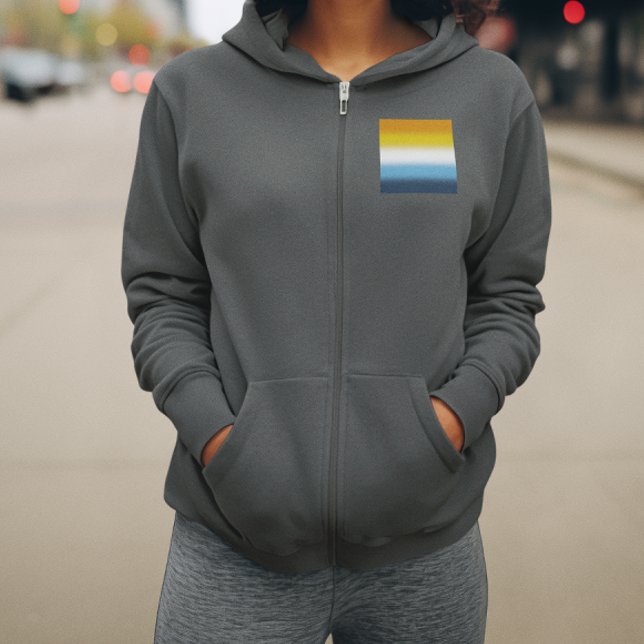 Gradient AroAce Pride Flag – Colourful AroAce Flag Hoodie (Creator Uploaded)