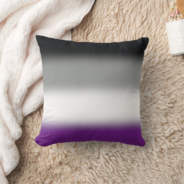 Gradient Asexual Pride Flag - Colourful ACE Flag Cushion (Blanket)