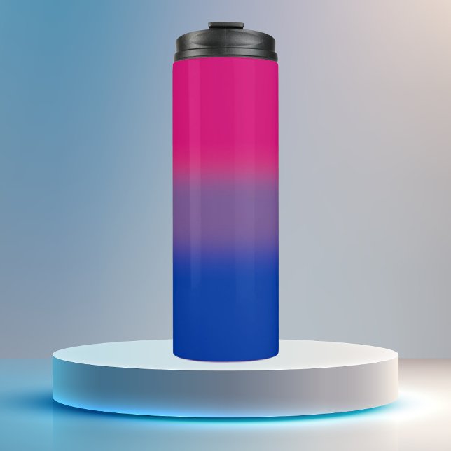 Gradient Bisexual Pride Flag Thermal Tumbler (Creator Uploaded)