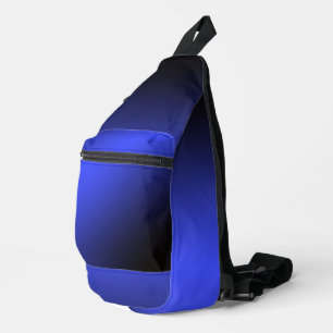 Gradient Black and Bright Blue Sling Bag
