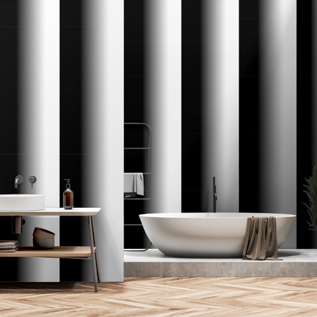 Gradient Black and Grey To White Wallpaper (Bathroom)