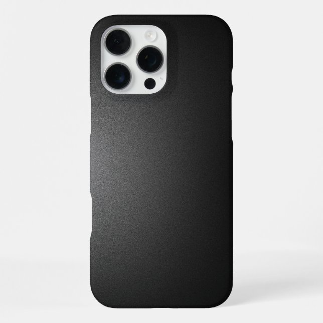 Gradient black colour  iPhone case (Back)