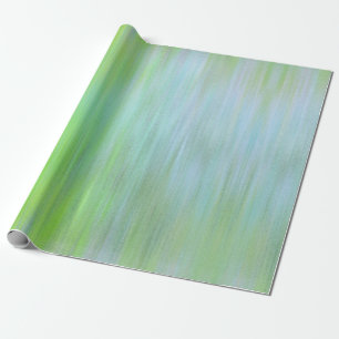 Gradient blue and green wrapping paper