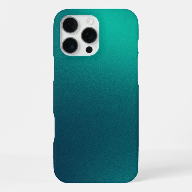 Gradient blue colour  iPhone case (Back)