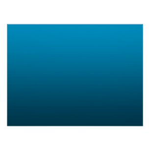 Gradient Blue - deep to light   Mood Background   Poster