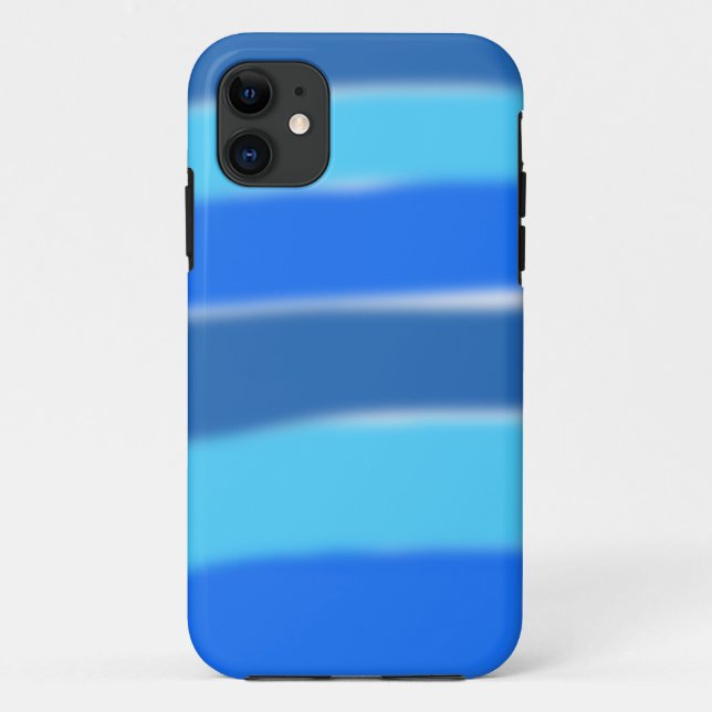 Gradient Blue iPhone Case (Back)