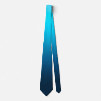 Gradient blue ombre tie
