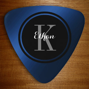 Gradient Blue Personalised Guitar Pick