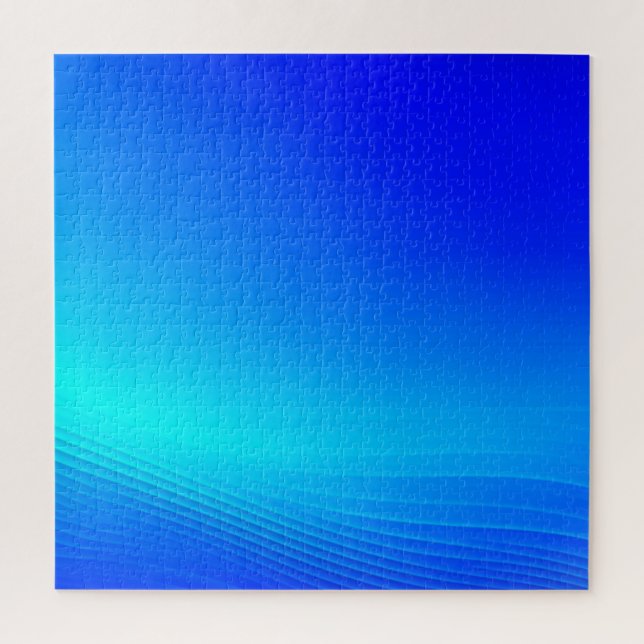 Gradient Blues  Jigsaw Puzzle (Vertical)