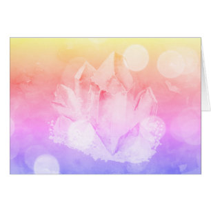 *~* Gradient Blush Pink Lavender Crystal