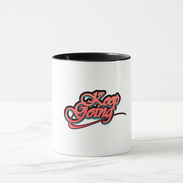 Gradient Bold Keep Going Mug (Center)