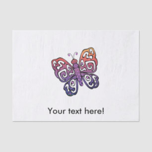 Gradient butterfly clipart tissue paper