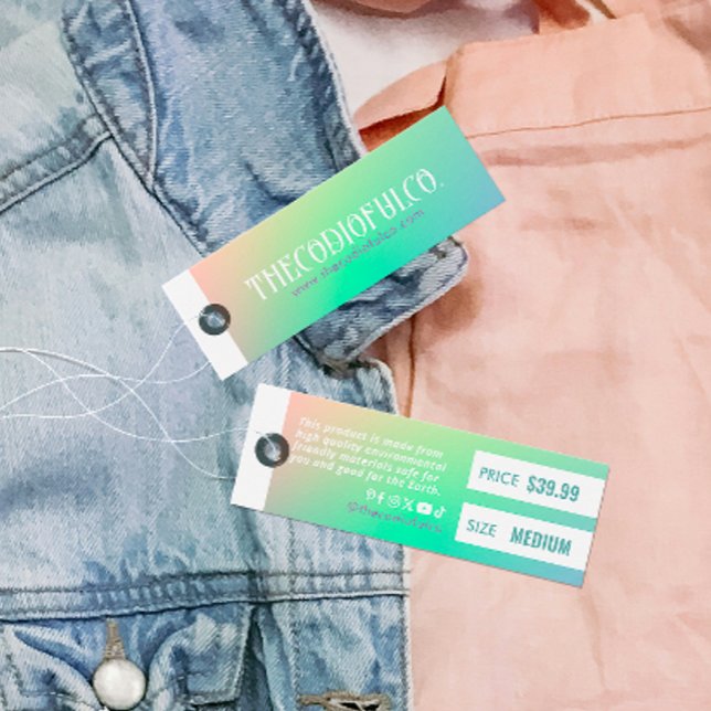 Gradient Clothing Price Hang Tag (Creator Uploaded)