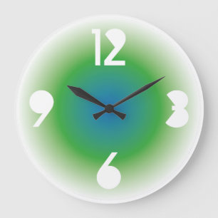 Gradient Colors by Masanser PIXELAT Large Clock