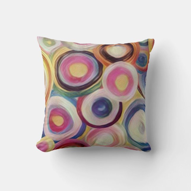 Gradient colour, rough texture background. cushion (Front)