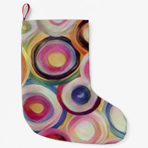 Gradient colour, rough texture background. small christmas stocking