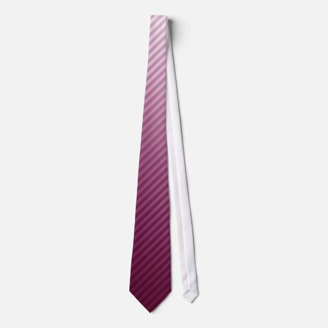 Gradient Cool Stylish Trendy Modern Stripe Pattern Tie (Front)