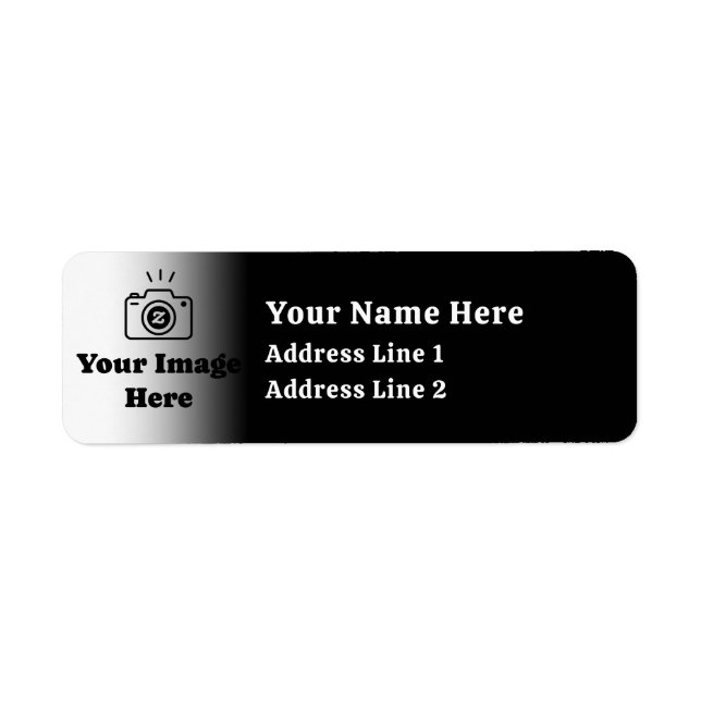 Gradient Custom Text and Image  (Front)