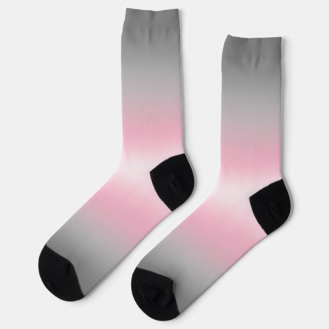 Gradient Demigirl Pride Flag Socks (Left)