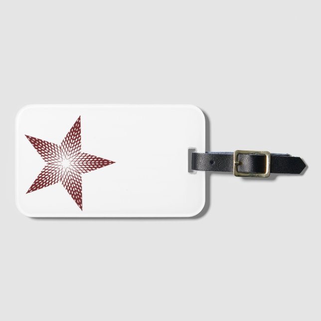 gradient design on luggage tag (Front Horizontal)