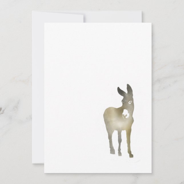 Gradient Donkey Note Card (Front)