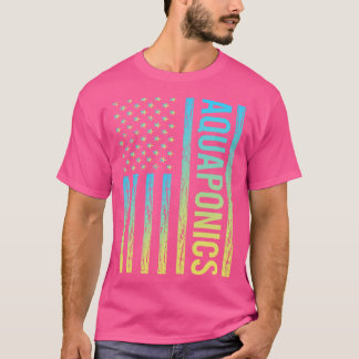 Gradient Flag 02 Aquaponics Aquaponic T-Shirt