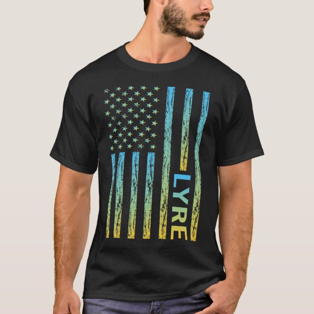 Gradient Flag 02 Lyre T-Shirt (Front)
