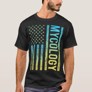 Gradient Flag 02 Mycology Mycologist Mushroom Mush T-Shirt