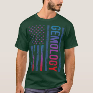 Gradient Flag Gemmology Gemmologist T-Shirt