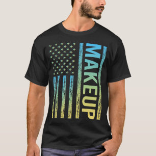 Gradient Flag Makeup T-Shirt
