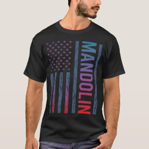 Gradient Flag Mandolin T-Shirt