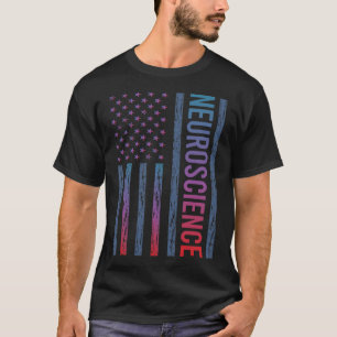 Gradient Flag Neuroscience Neuroscientist T-Shirt