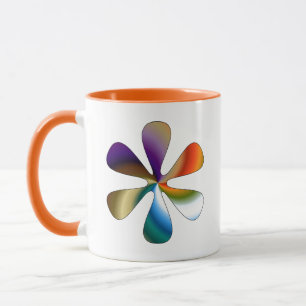 Gradient Flower Mug
