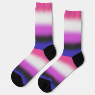 Gradient Genderfluid Pride Flag Socks