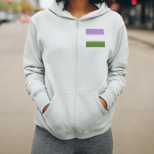 Gradient Genderqueer Pride Flag – Genderqueer Flag Hoodie