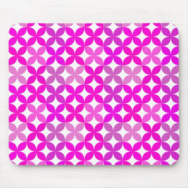 Gradient Geometric Seamless Pattern Mouse Mat (Front)
