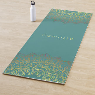 Gradient Gold Mandala ANY COLOR Namaste Yoga Mat