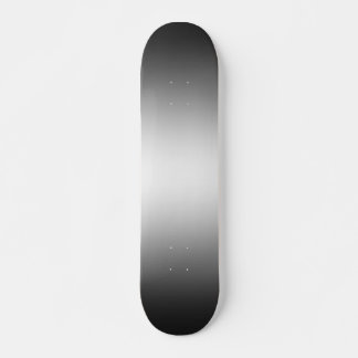 Gradient Grayscale Skateboard Template: Customise