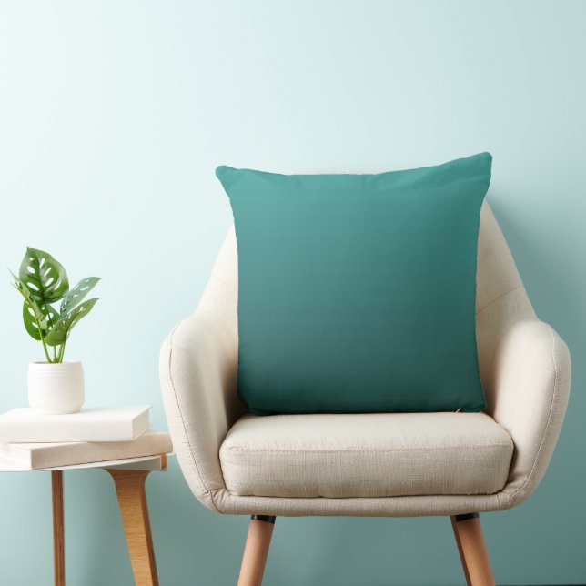 Gradient Green - deep to light | Mood Background | Cushion (Chair)