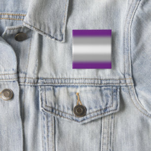 Gradient Greysexual Pride Flag – Greysexual Flag  15 Cm Square Badge