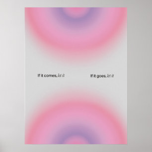Gradient   Inspirational & decorative art Poster