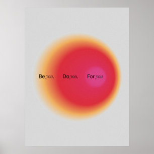 Gradient   Inspirational & decorative art Poster