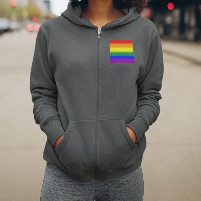 Gradient LGBTQ+ Rainbow Pride Flag - Rainbow Flag Hoodie (Creator Uploaded)