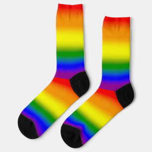 Gradient LGBTQ Rainbow Pride  Socks