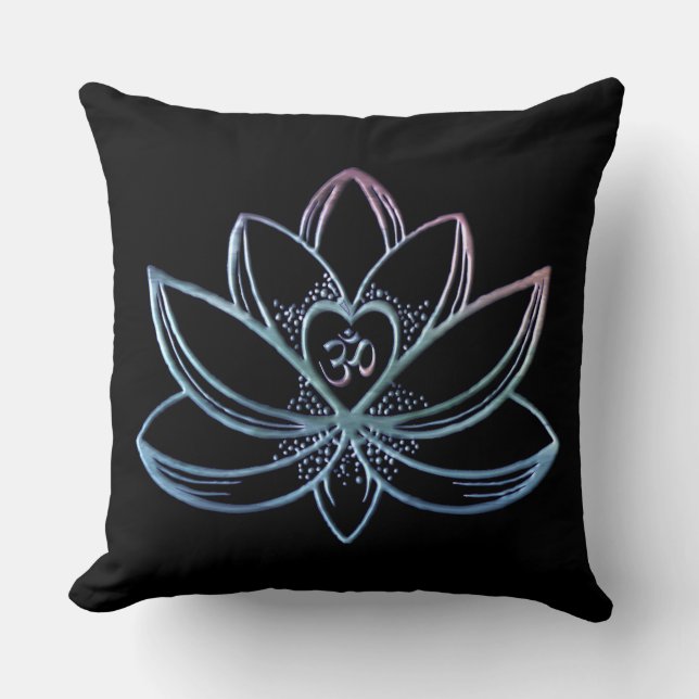 Gradient Lotus  Cushion (Front)