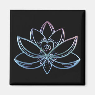 Gradient Lotus Magnet