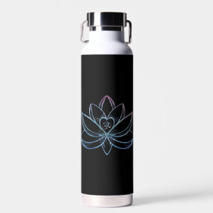 Gradient Lotus  Water Bottle