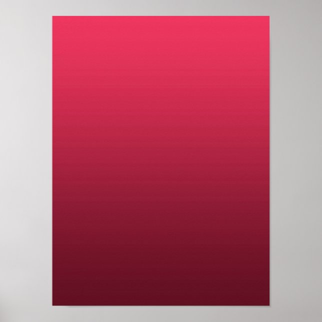 Gradient Magenta - deep to light | Seasonal Moods| Poster (Front)