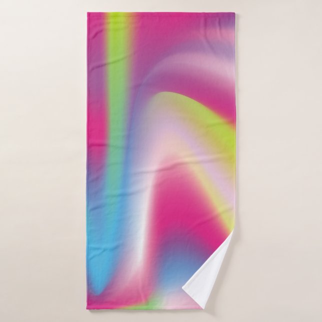Gradient multicolored backgroundabstract, art, bac bath towel (Bath Towel)