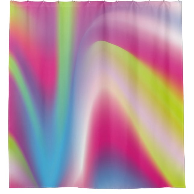 Gradient multicolored backgroundabstract, art, bac shower curtain (Front)